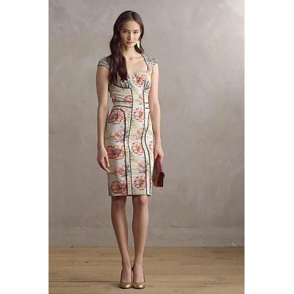 Anthropologie Dresses & Skirts - Anthropologie Byron Lars Brocade Sheath 10 NWT
